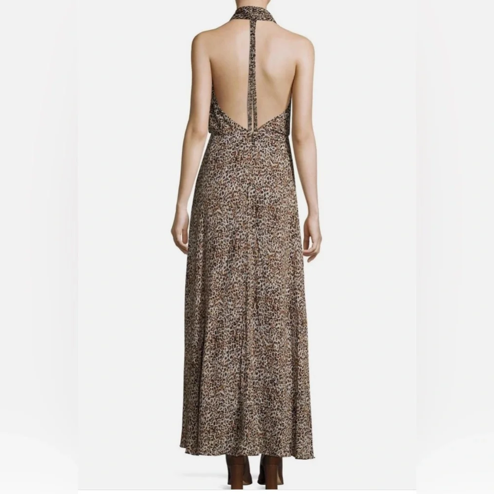 NWT//Free People Animal Instincts Patterned High Low Maxi Dress - Picture 3 of 8